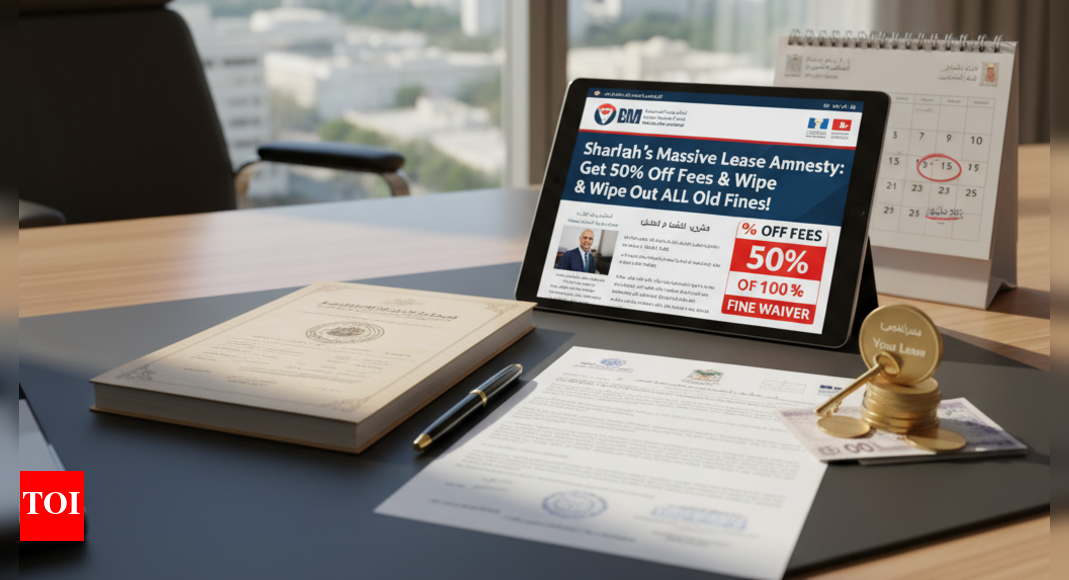 शारजाह किरायेदार कानून अद्यतन 2025: कैसे शारजाह किरायेदार पुराने पट्टों को वैध कर सकते हैं और फीस पर 50% की छूट पा सकते हैं | विश्व समाचार शारजाह किरायेदार कानून अद्यतन 2025: कैसे शारजाह किरायेदार पुराने पट्टों को वैध कर सकते हैं और फीस पर 50% की छूट पा सकते हैं | विश्व समाचार