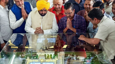 Shri Kali Mata temple in Patiala to get facelift as CM Mann, Kejriwal launch Rs 75 crore projects | India News – The Times of India Shri Kali Mata temple in Patiala to get facelift as CM Mann, Kejriwal launch Rs 75 crore projects | India News – The Times of India