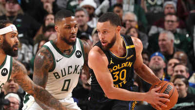 Stephen Curry in a game vs Milwaukee Bucks (Image via Getty)  Who's playing, who's out, and more (October 30, 2025)