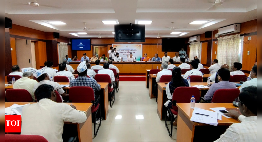 Coimbatore district collector holds meeting with representatives of parties on SIR