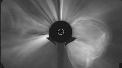 CCOR-1 instrument NASA spacecraft record interstellar comet 3I/ATLAS reaching peak brightness near the Sun