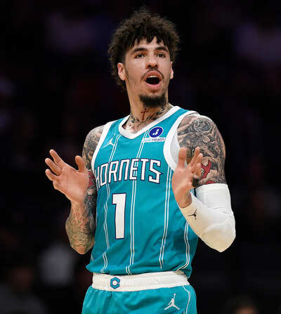 LaMelo Ball's middle finger to referee during Miami Heat game has cost Charlotte Hornets star a $35k fine