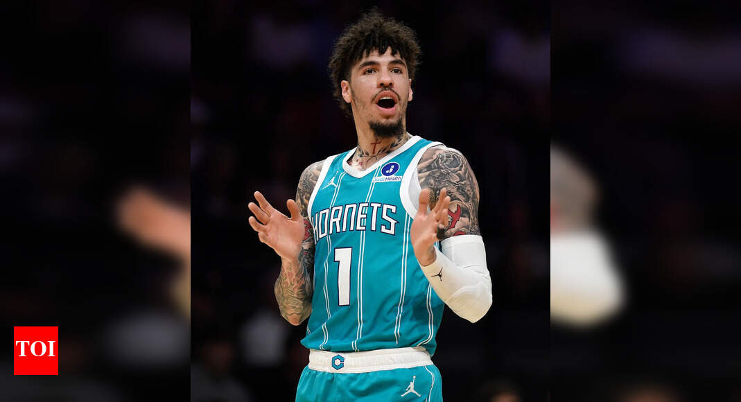 LaMelo Ball's middle finger to referee during Miami Heat game has cost Charlotte Hornets star a $35k fine
