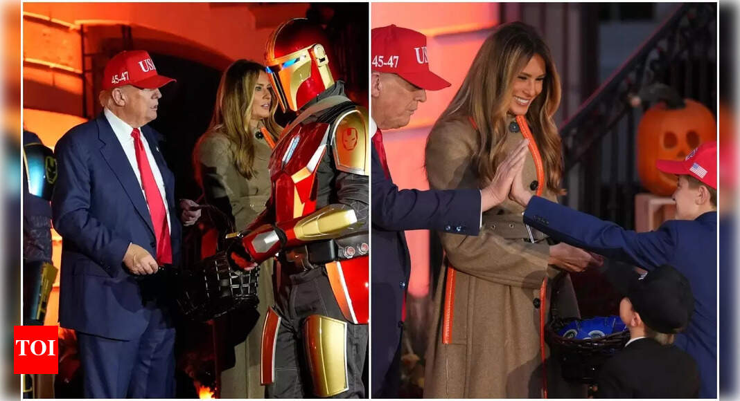 Watch: How Donald and Melania celebrated Halloween at White House