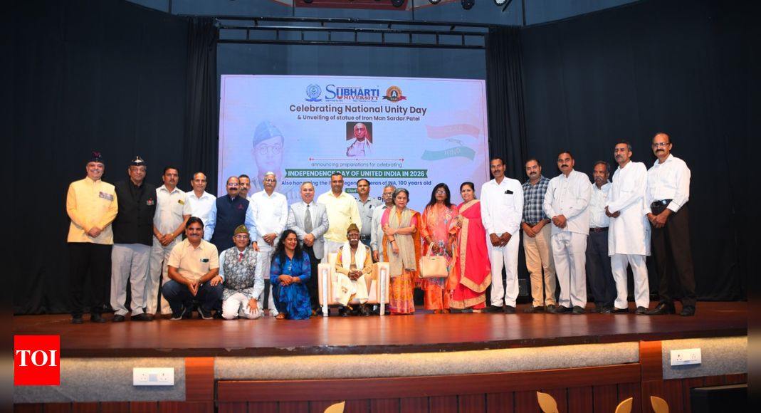 Meerut: Subharti University celebrates National Unity Day; Sardar Patel statue unveiled