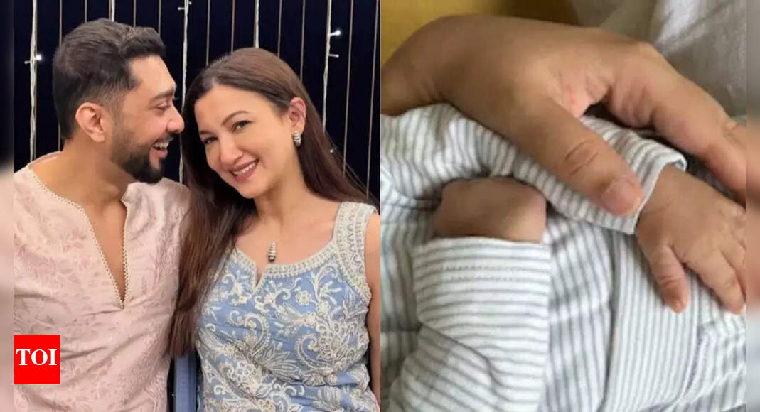 Gauahar Khan shares the first glimpse of newly born son Farwaan; fans praise the mother-son duo