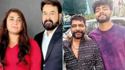 Mohanlal introduces Antony Perumbavoor’s son at daughter Vismaya’s film launch