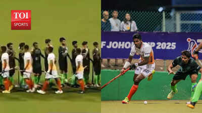 Indian junior hockey players defied political tensions by sharing high-fives with their Pakistani counterparts   Why India hockey players shook hands with Pakistan counterparts | Exclusive