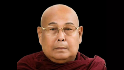 A photo of Bhante Gyaneshwar posted on X by Bhim Army chief Chandra Shekhar Aazad. Prominent Buddhist monk Bhante AB Gyaneshwar passes away at 90 after prolonged illness