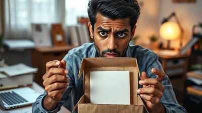 AI Image  Bengaluru techie loses Rs 1.86 lakh; unboxes tile instead of smartphone