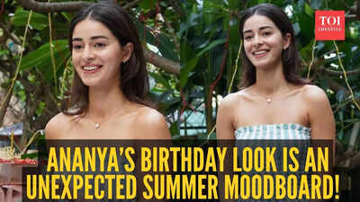 Instagram) Ananya Panday’s breezy birthday outfit just proved how minimalist fashion can turn up the heat