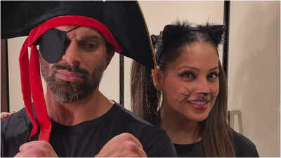 Bipasha Basu, Karan Singh Grover, and their daughter Devi celebrated Halloween 2025 in fun costumes. Bipasha dressed as “Kitty Kat,” Karan as a pirate, and Devi as a unique Spiderina. Fans loved their festive spirit. Bipasha is also preparing for her acting comeback soon. Bipasha Basu, Karan Singh Grover and daughter Devi steal hearts with adorable halloween celebration, shares photos with fans