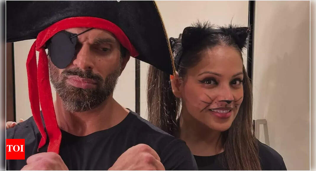 Bipasha Basu, Karan Singh Grover and daughter Devi steal hearts with adorable halloween celebration, shares photos with fans