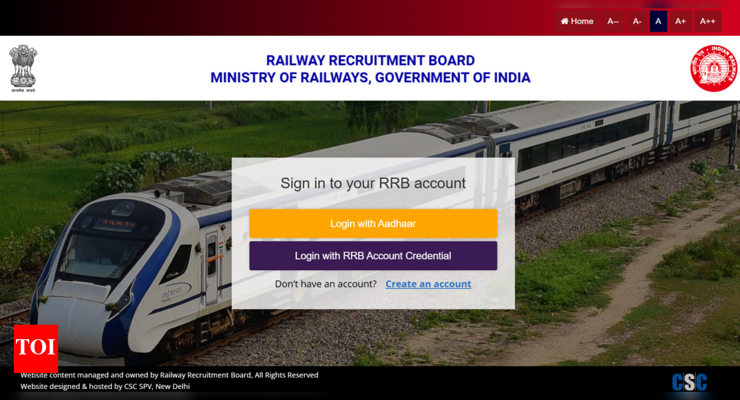 आरआरबी जेई पंजीकरण विंडो rrbapply.gov.in पर खुलती है: पंजीकरण के लिए सीधा लिंक देखें आरआरबी जेई पंजीकरण विंडो rrbapply.gov.in पर खुलती है: पंजीकरण के लिए सीधा लिंक देखें