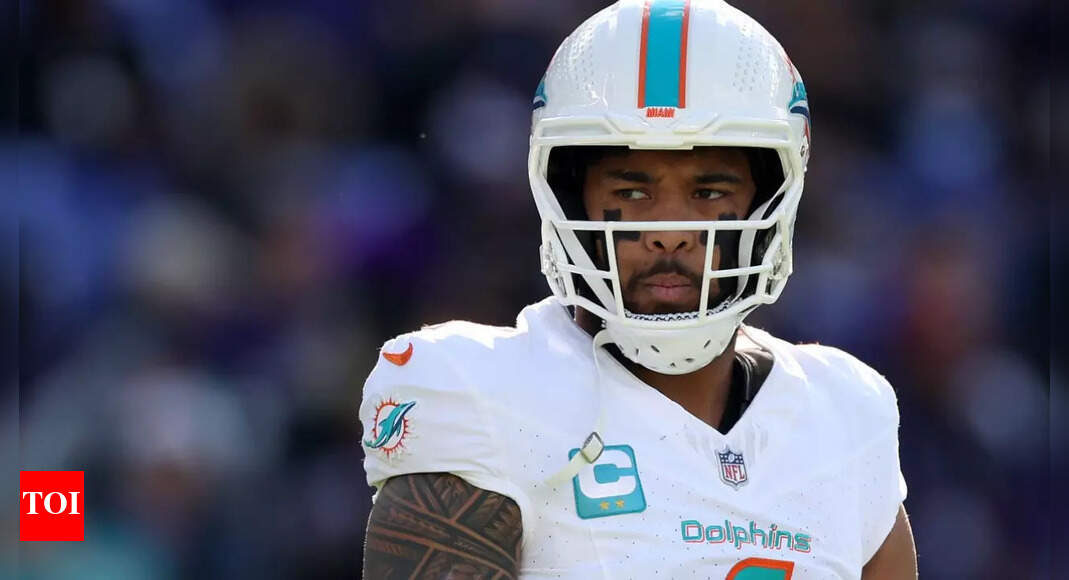 Tua Tagovailoa reacts as Dolphins hit rock bottom after Ravens loss
