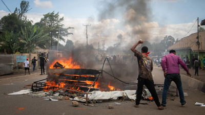 People protest in the streets of Arusha, Tanzania, on election day (Picture credit: AP) Tanzania crisis: Over 700 protesters dead, says opposition; what has triggered unrest?