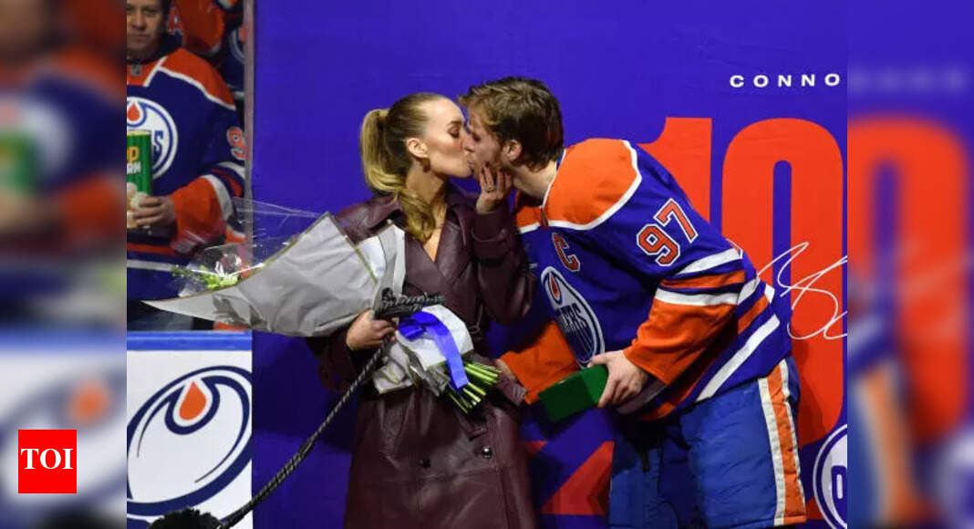 NHL star Connor McDavid’s wife, Lauren Kyle, celebrates Adam Henrique’s 1000th NHL game milestone with an Edmonton Oilers-themed tribute