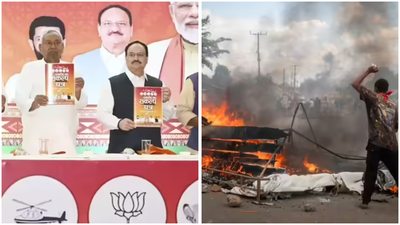 Evening news wrap  NDA releases manifesto for Bihar polls; over 700 protesters dead in Tanzania crisis, claims opposition; and more