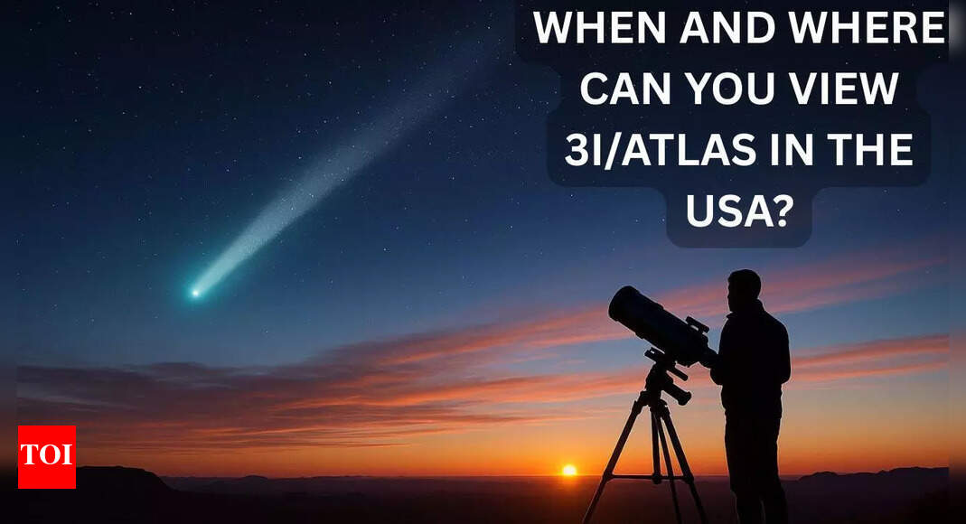 Viewing 3I/ATLAS in the USA: When and how you can get a glimpse of a comet from another star system?