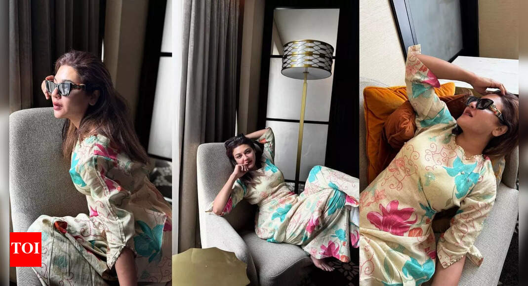 Jaya Ahsan keeps it cool in a floral coord set