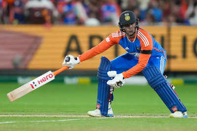 Abhishek Sharma and Harshit Rana were the only batters that gave resistance to a rampant bowling attack by the hosts (Photo by Asanka Ratnayake/Getty Images)  Suryakumar Yadav backs star batter despite collapse against Australia; India go 1-0 down