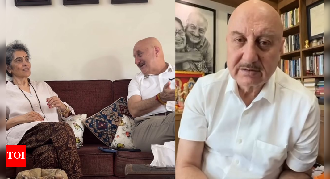 Anupam Kher tears up as he shares update on Satish Shah’s wife Madhu Shah’s battle with Alzheimer’s: ‘She lost memory of his passing for a while’