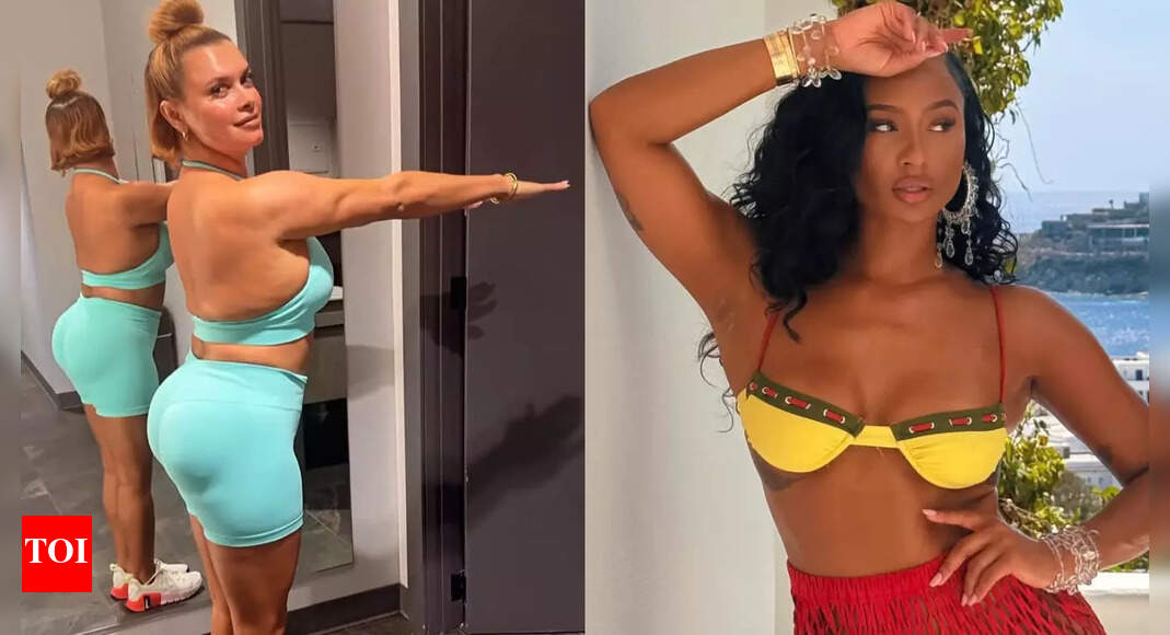"Goodbye...": Kayla Nicole cracks up, has a hilarious reaction as NFL analyst Joy Taylor reveals her new Brazilian b*tt lift