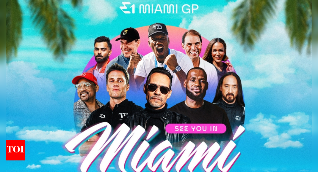 Miami gears up for first US E1 race as Tom Brady, Rafael Nadal and LeBron James bring electric boats to American waters