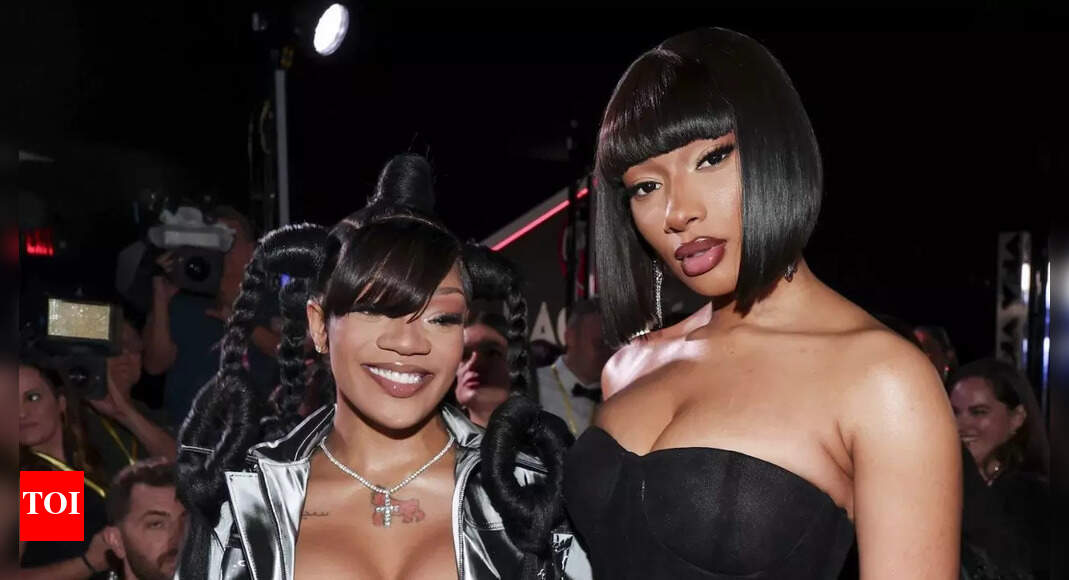 “Mad af” — Klay Thompson’s girlfriend Megan Thee Stallion receives two-word cryptic reaction from rapper GloRilla as their boyfriends face off courtside