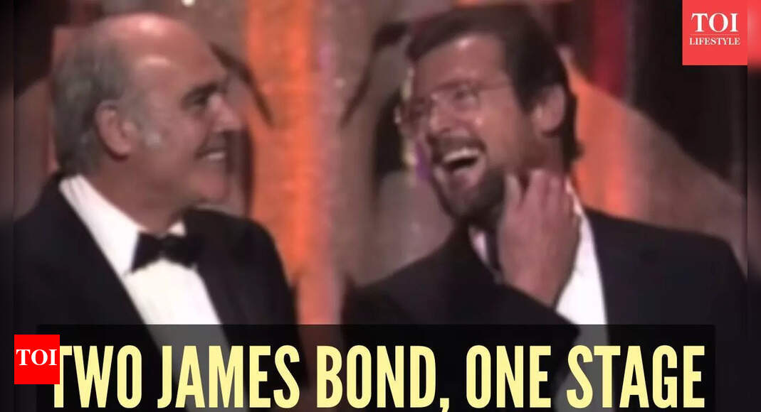 Viral on Instagram: When two James Bonds shared the stage at the 1989 Oscars