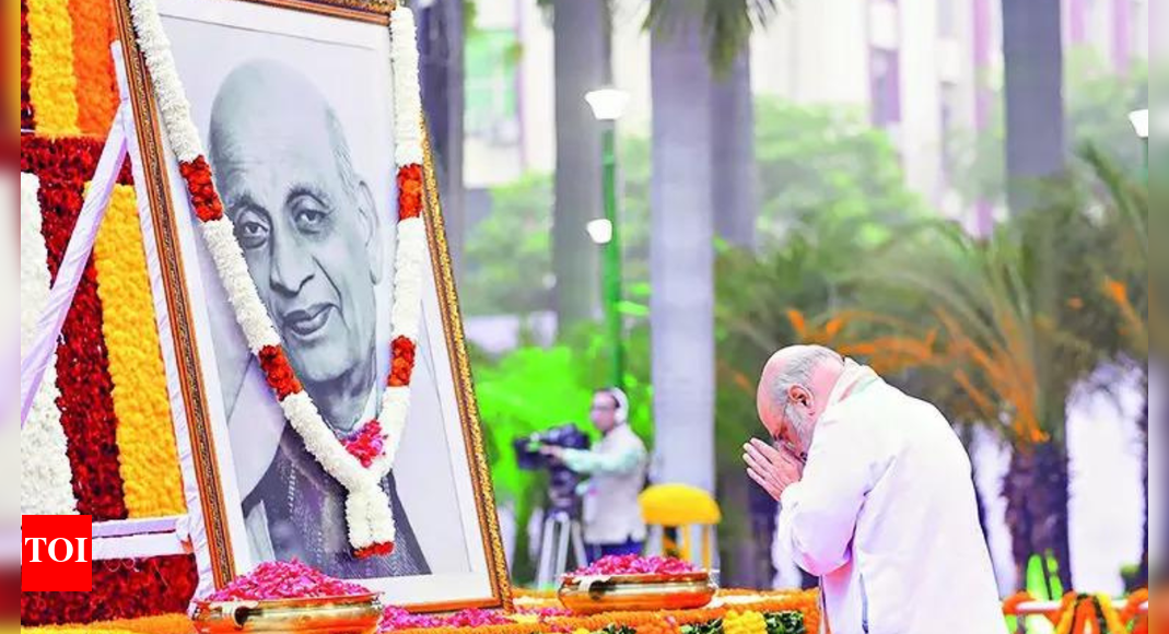 Sardar Vallabhbhai Patel united nation, PM Modi integrated J&K, says Amit Shah