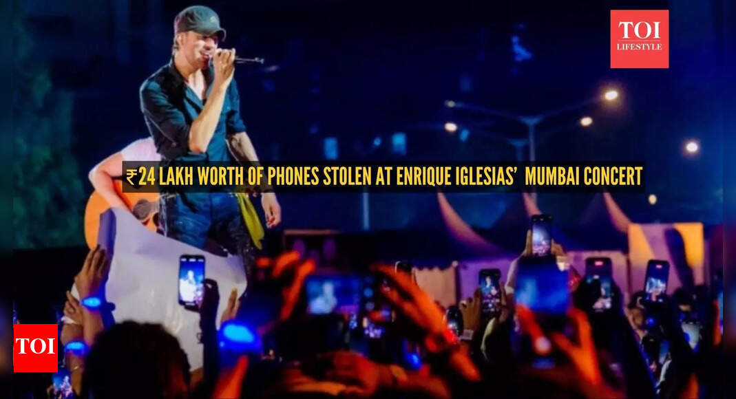 Enrique Iglesias Mumbai concert: ₹24 lakh worth of mobile phones stolen at singer's comeback show in India