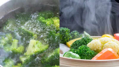 Boiling or steaming vegetables: Which cooking method retains more nutrients