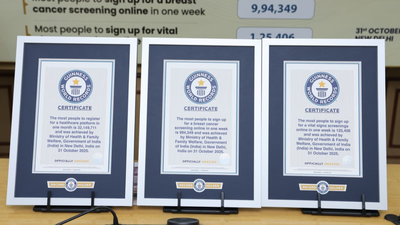  India sets 3 Guinness World Records; JP Nadda shares details of health campaign