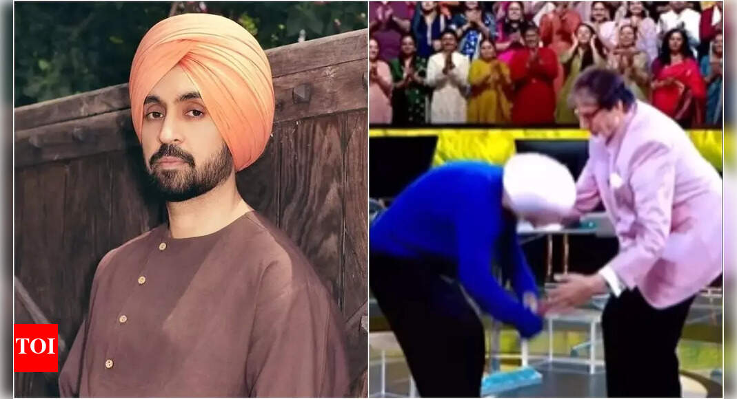 Diljit Dosanjh INDIRECTLY ADDRESSES threats by a Khalistani group after he touched Amitabh Bachchan's feet