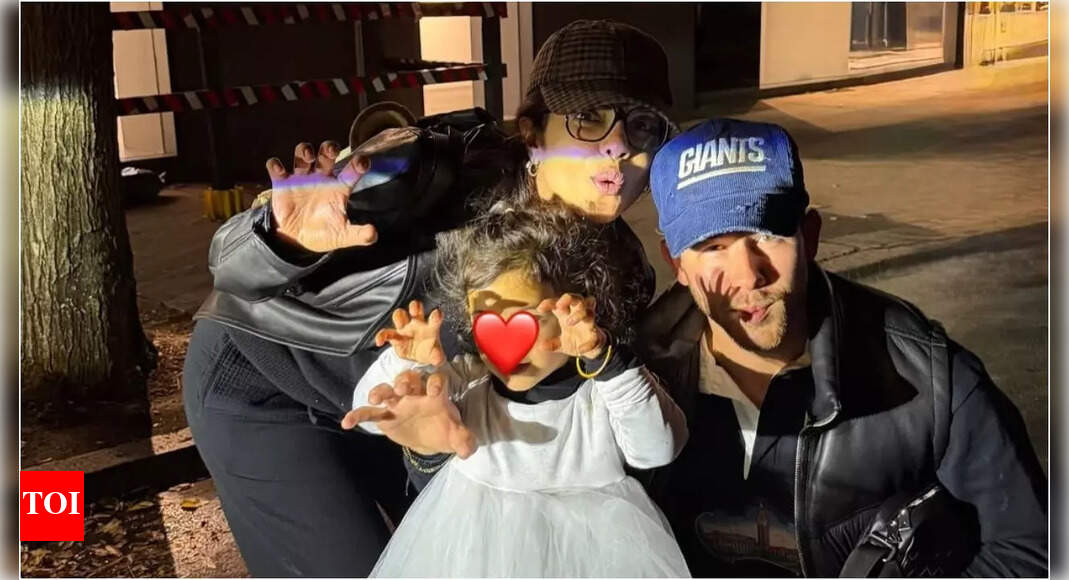 Priyanka and Nick take Malti for Halloween, share pics Priyanka and Nick take Malti for Halloween, share pics