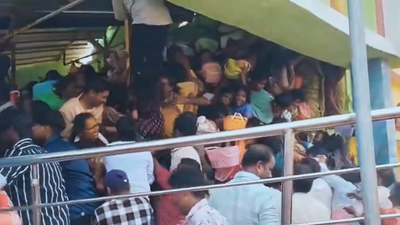 A devastating stampede at the Venkateswara Swami Temple in Kasibugga claimed at least ten lives and injured several others on Saturday morning Venkateswara Temple stampede: Video shows panic, crowd surge as 10 devotees killed in Andhra Pradesh
