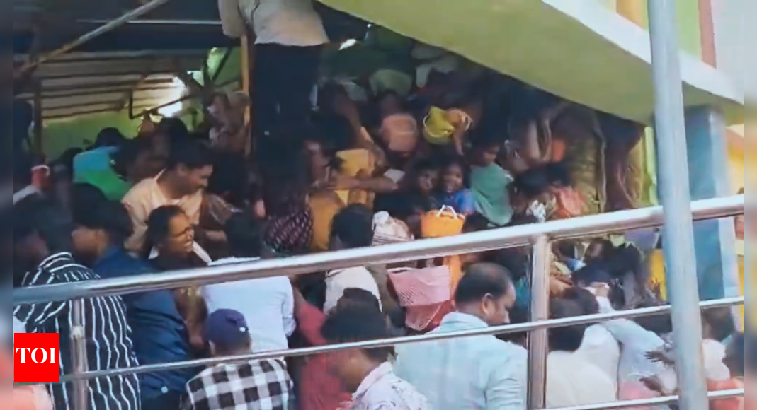 Venkateswara Temple stampede: Video shows panic, crowd surge as 10 devotees killed in Andhra Pradesh