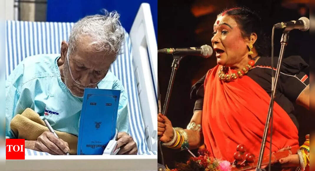 PM Narendra Modi checks on ailing Chhattisgarh legends Vinod Kumar Shukla and Teejan Bai