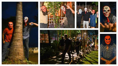 Bandra's streets transformed into a spooky playground on Halloween night as a guided walk unveiled local legends and folklore. Participants explored haunted nooks and heard tales of restless spirits, from St. Andrew's Church cemetery to Mount Mary Road. The event offered a chilling yet captivating glimpse into the suburb's mysterious side.  Mumbaikars enjoy a photowalk on Halloween