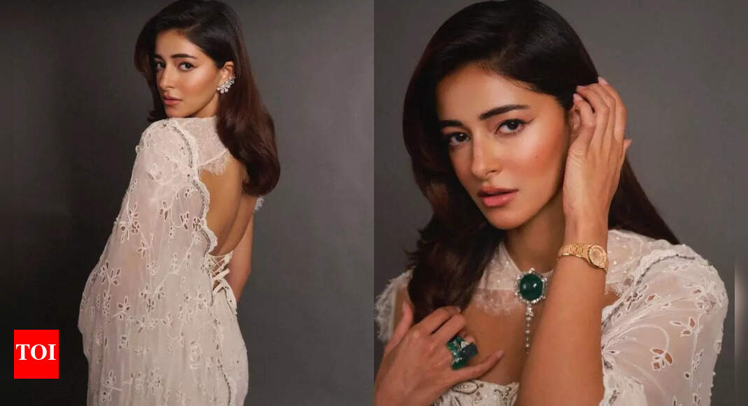 Ananya Panday channels Maharani Gayatri Devi in vintage couture look: fans call her ‘My queen’