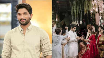 Superstar Allu Arjun shares a heartfelt post as he welcomes sister-in-law Nayanika to the family after her engagement with brother Allu Sirish