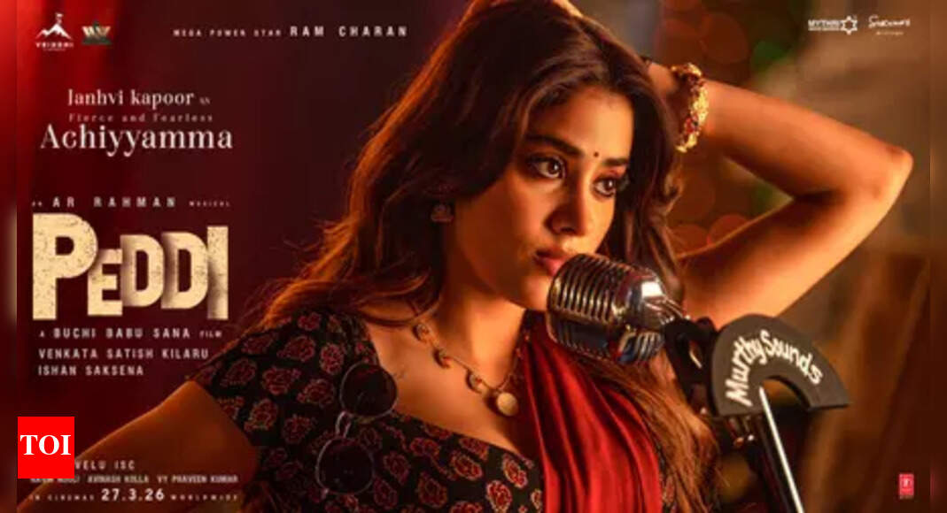 Janhvi Kapoor plays Achiyyamma in Ram Charan's 'Peddi'