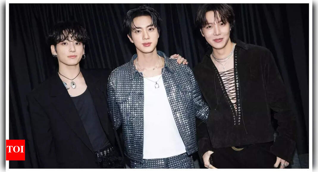 BTS star Jin closes tour: Jungkook, Jimin and J-Hope surprise fans in EPIC finale - WATCH