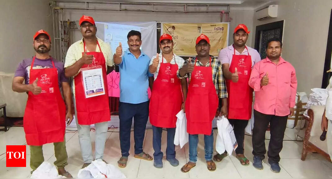 Street food vendors trained in hygiene for fair