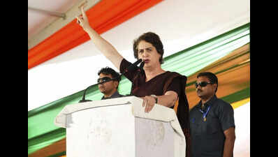 Dethrone NDA govt to bring real development in Bihar: Priyanka
