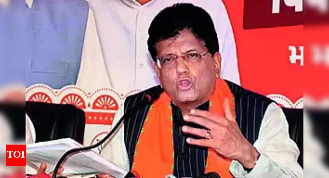 Goyal urges people to vote for devpt, reject ‘jungle raj’ politics in Bihar