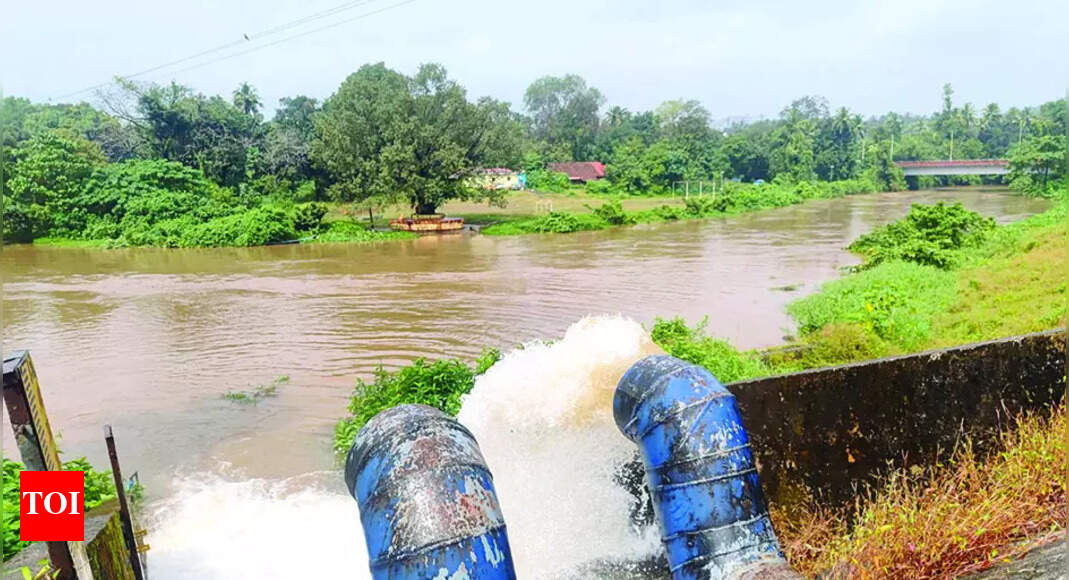 Valvonti river swells after recent downpour