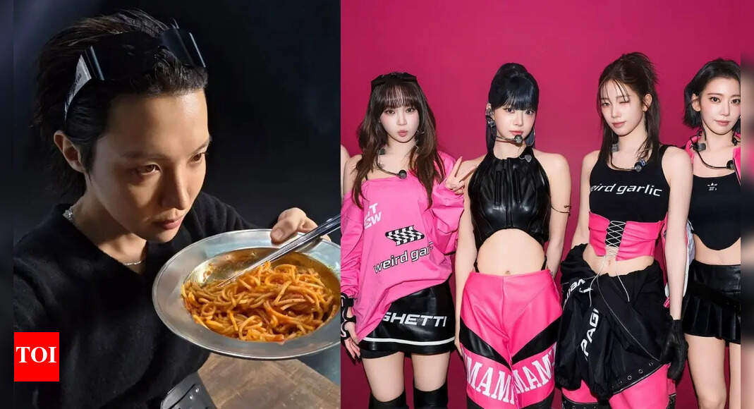 LE SSERAFIM hits UK Top 50 with 'SPAGHETTI'; highlights their global ascent with BTS's J-Hope