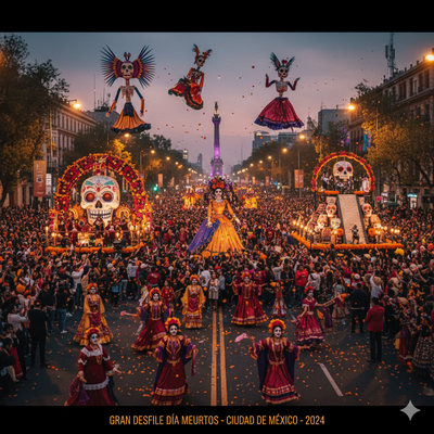 Cómo celebra la Ciudad de México el Día de Muertos